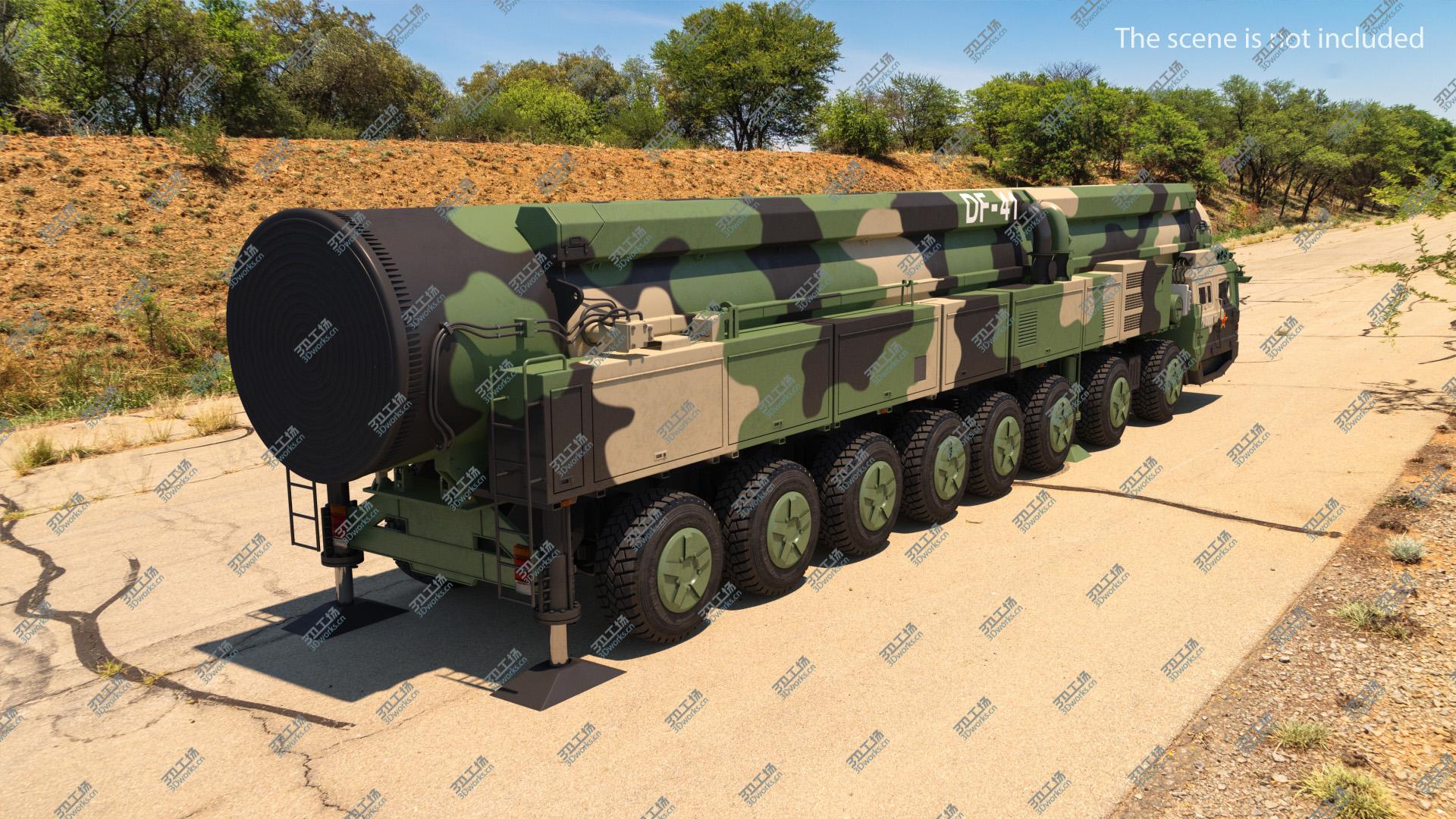 images/goods_img/20210319/3D Dongfeng-41 ICBM Launch Vehicle Rigged model/5.jpg